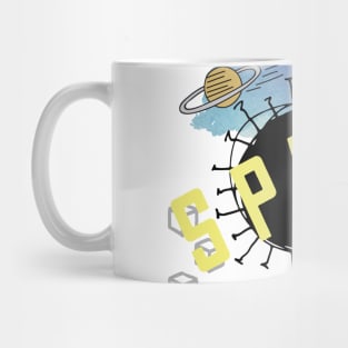 Space travel - collage Mug